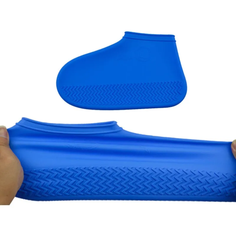 Huse din silicon pentru protectie incaltaminte, albastru