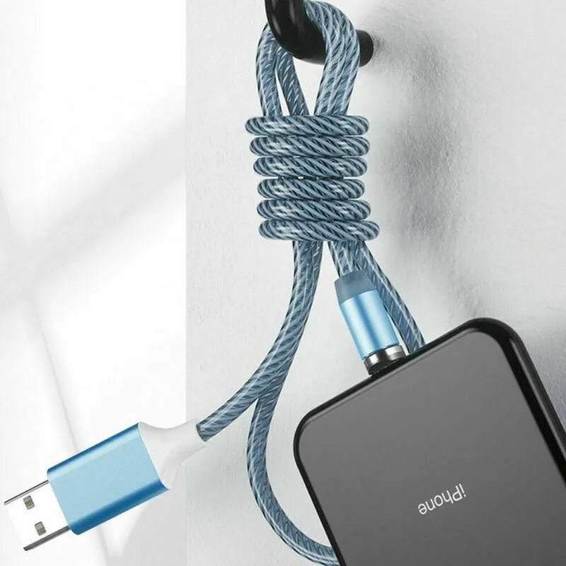 Cablu de incarcare magnetic cu LED indicator red-mag.ro