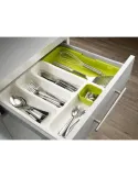 Organizator extensibil de tacamuri pentru sertar