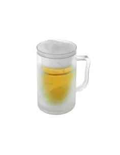 Set 2 x halba de bere cu pereti dubli pentru congelator 2