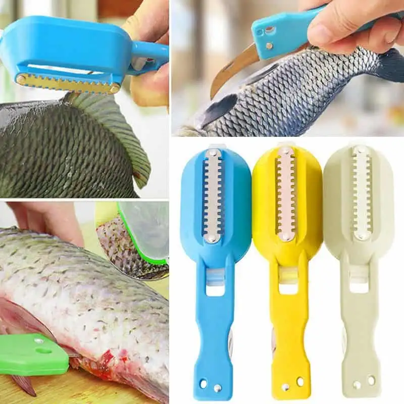 Set 2 x Curatator special pentru solzi de peste red-mag.ro