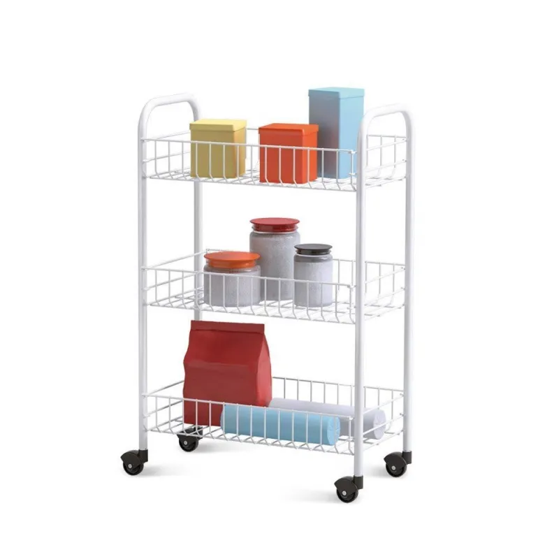 Etajera alba cu 3 rafturi, 32 x 20 x 43 cm red-mag.ro