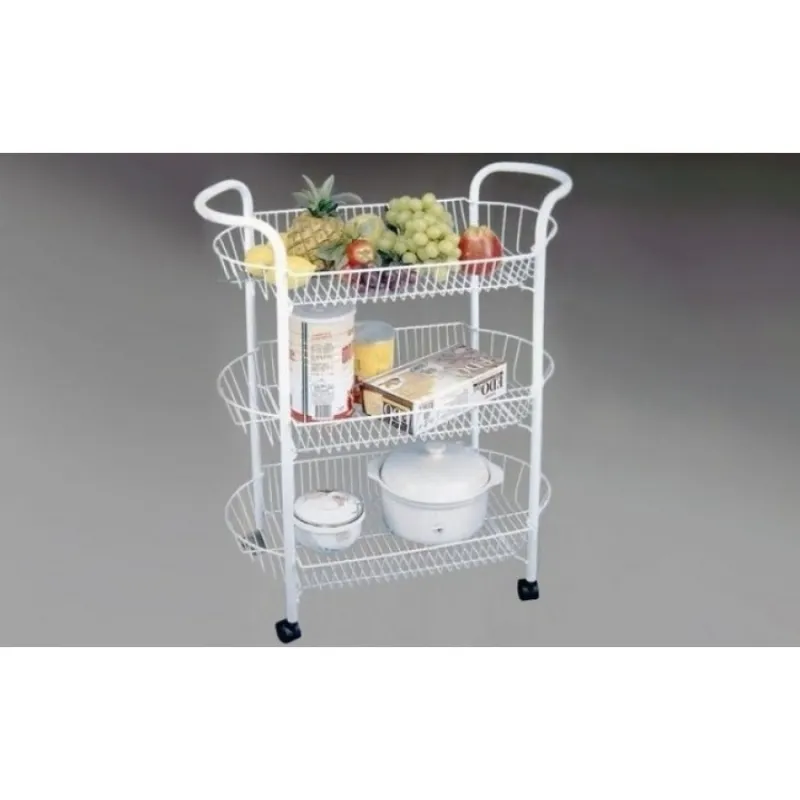 Etajera alba cu 3 rafturi, 32 x 20 x 43 cm red-mag.ro