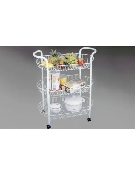 Etajera alba cu 3 rafturi, 32 x 20 x 43 cm red-mag.ro