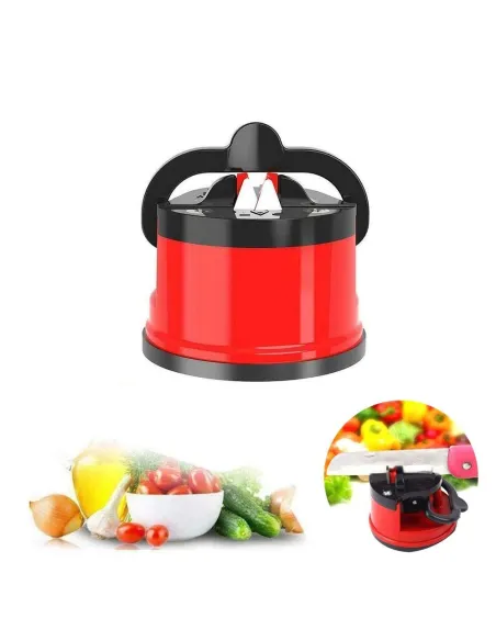 Set 2 x ascutitor cutite, ventuza de prindere, Knife Sharpener