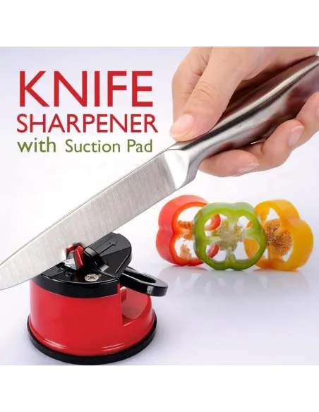 Set 2 x ascutitor cutite, ventuza de prindere, Knife Sharpener