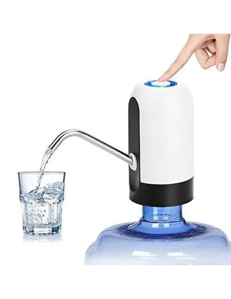 Pompa electrica cu incarcare USB pentru bidoane apa red-mag.ro