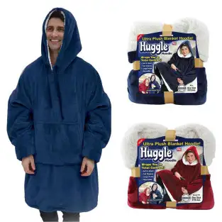 Hanorac patura cu gluga si maneci red-mag.ro 2