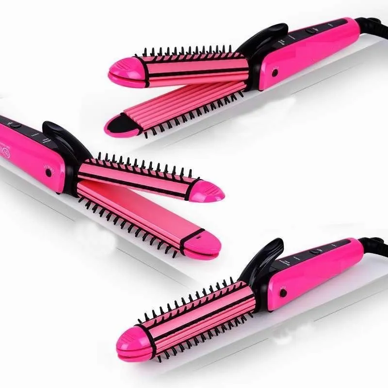 Nova 3 in 1: Placa de par / Ondulator / Perie red-mag.ro