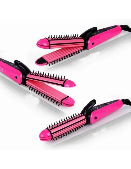 Nova 3 in 1: Placa de par / Ondulator / Perie red-mag.ro