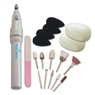 Set manichiura si pedichiura Pedi Mate, 18 piese red-mag.ro