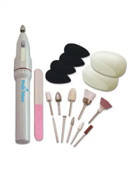 Set manichiura si pedichiura Pedi Mate, 18 piese red-mag.ro