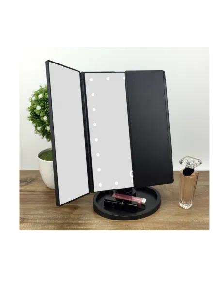 Oglinda cosmetica LED extensibila red-mag.ro