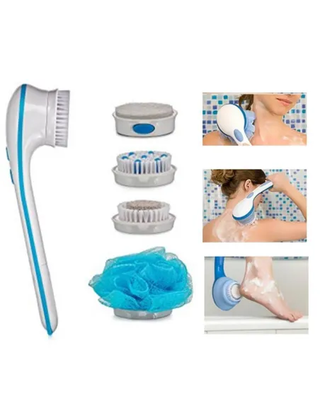 Perie pentru dus Spin Spa - cu 5 capete interschimbabile