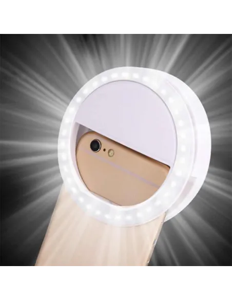 Inel trepied Selfie Stick Bluetooth L07, portabil, LED 5 inch