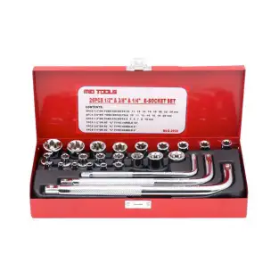 Trusa set chei tubulare 26 piese MLG2032 red-mag.ro