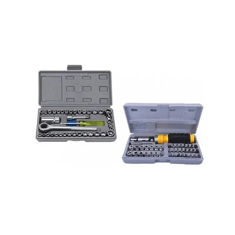 Set Trusa Chei 40 Piese Si Trusa Surubelnita 41 Piese red-mag.ro