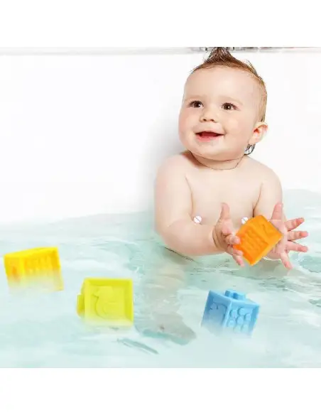 Set 9 cuburi de construit din silicon pentru bebe red-mag.ro