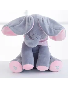 Elefant interactiv Peek-a-Boo din pluș 2