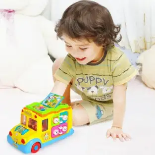 Jucarie Autobuzul muzical red-mag.ro