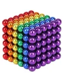 Set Bile Magnetice Neocube, Multicolore + Argintii, 5 mm, 432