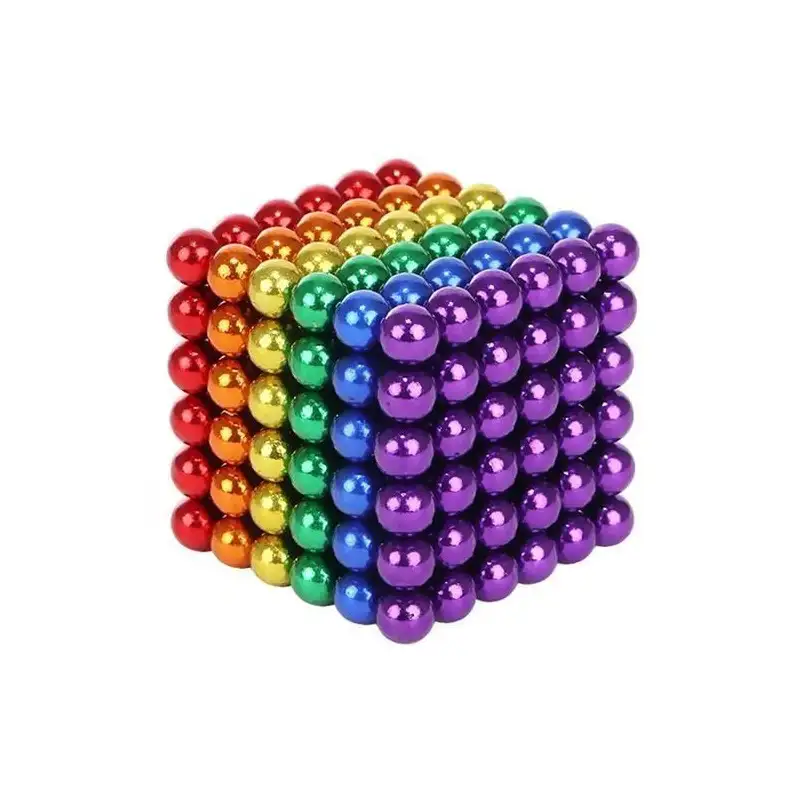 Set Bile Magnetice Neocube, Multicolore + Argintii, 5 mm, 432