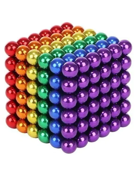 Set Bile Magnetice Neocube, Multicolore + Argintii, 5 mm, 432