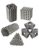 Set Bile Magnetice Neocube, Multicolore + Argintii, 5 mm, 432