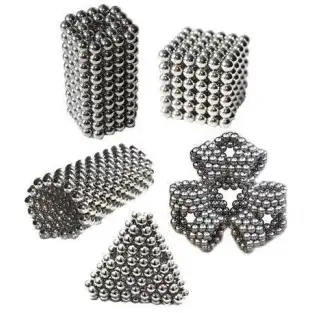 Set Bile Magnetice Neocube, Multicolore + Argintii, 5 mm, 432 2