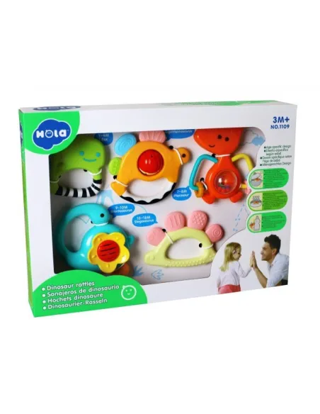 Set 5 Zornaitoari Dinozauri Multicolori red-mag.ro