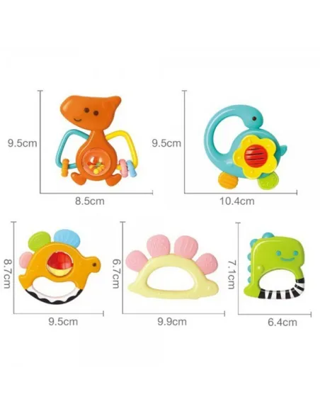 Set 5 Zornaitoari Dinozauri Multicolori red-mag.ro
