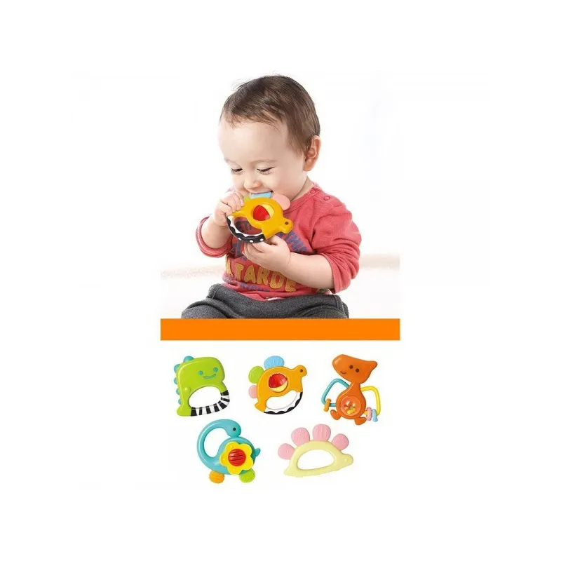 Set 5 Zornaitoari Dinozauri Multicolori red-mag.ro