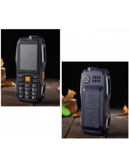 Telefon militar H628, 3800 mAh, Dual SIM, FM radio, lanterna
