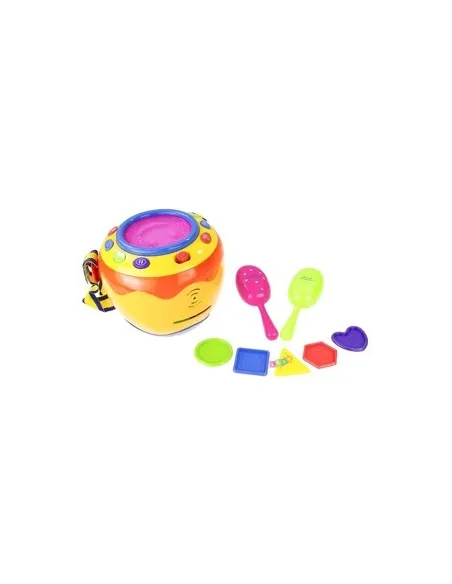 Tobă Interactivă cu Sunete, Lumini si Maracas red-mag.ro