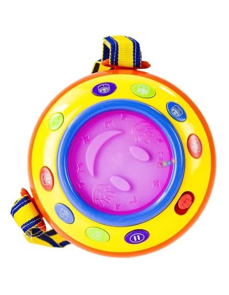 Tobă Interactivă cu Sunete, Lumini si Maracas red-mag.ro