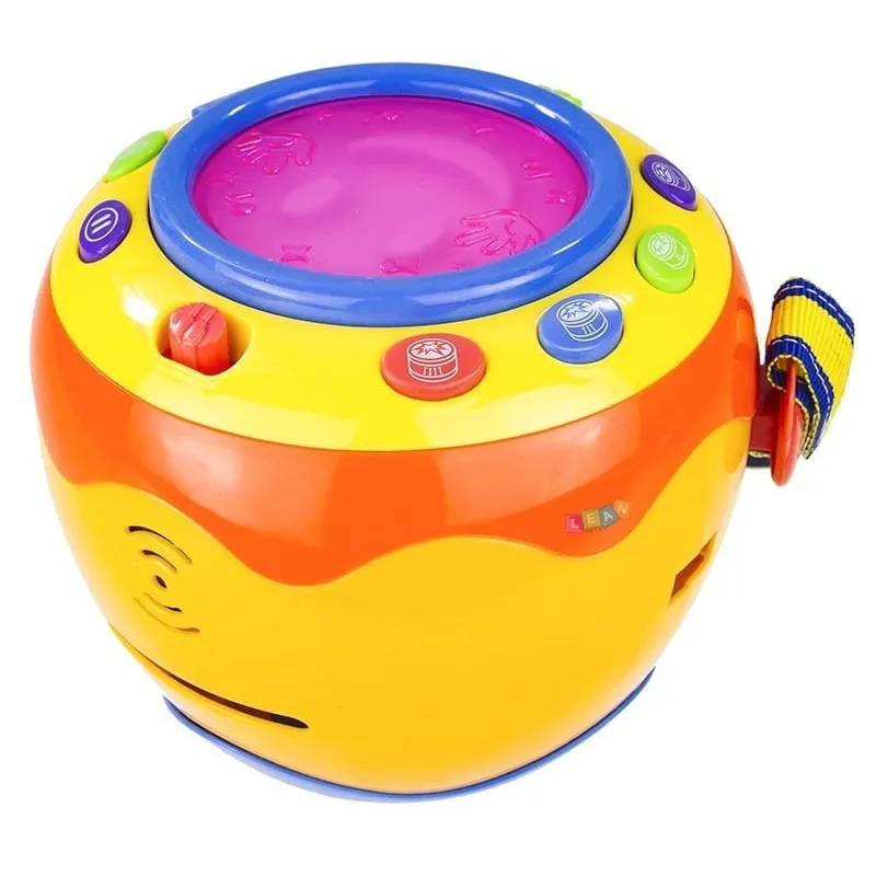 Tobă Interactivă cu Sunete, Lumini si Maracas red-mag.ro