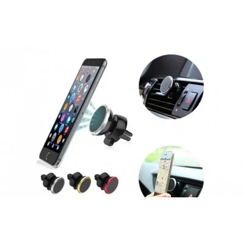 Suport agnetic auto pentru telefon 360, argiuntiu red-mag.ro