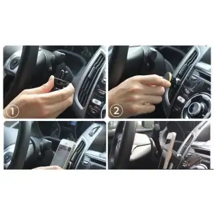 Suport agnetic auto pentru telefon 360, argiuntiu red-mag.ro 2