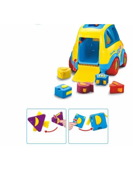 Masinuta inteligenta muzicala si interactiva red-mag.ro