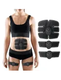 Aparat de fitness EMS + Centura Smart pentru tonifiere