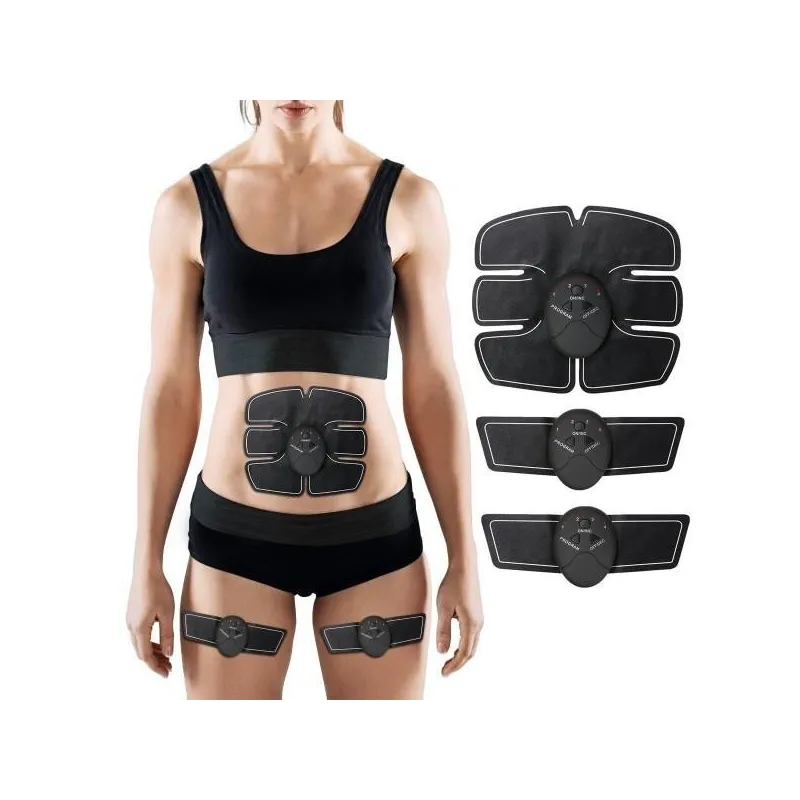 Aparat de fitness EMS + Centura Smart pentru tonifiere