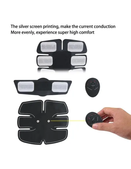 Aparat fitness cu electrostimulare pentru abdomen, brate, talie