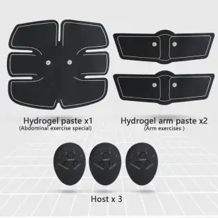 Aparat fitness cu electrostimulare pentru abdomen, brate, talie 2