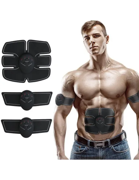 Aparat fitness cu electrostimulare pentru abdomen, brate, talie