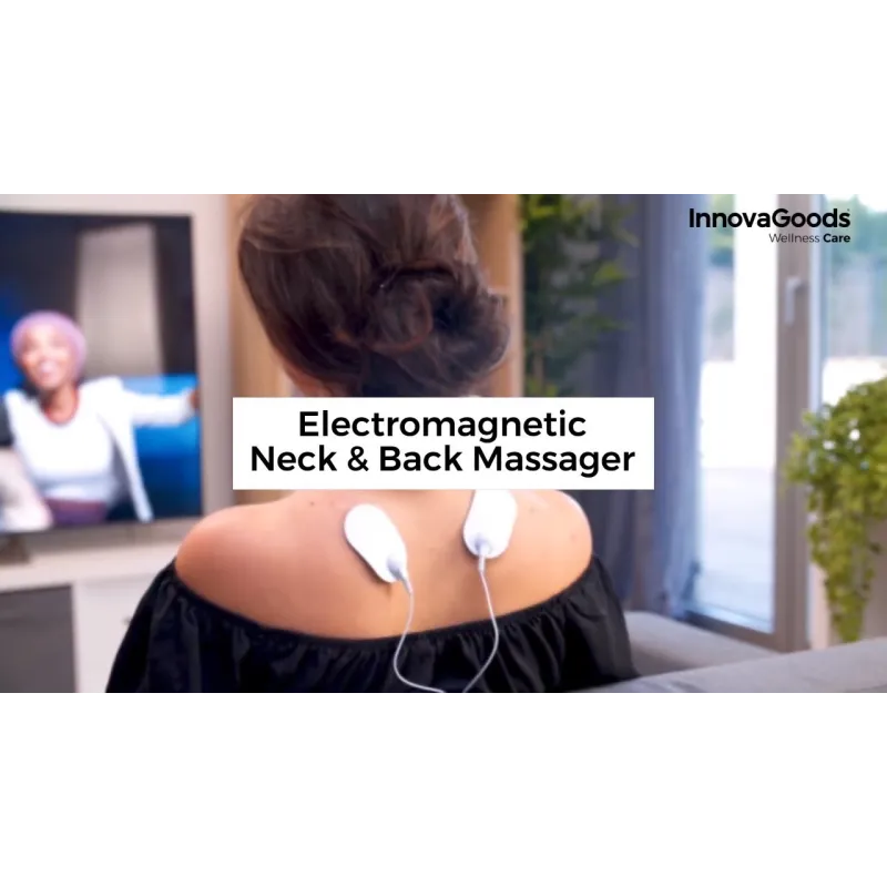 Aparat de masaj pentru gat si spate, electromagnetic