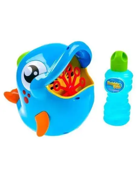 Masina cu baloane de sapun Delfin Bubble Fun red-mag.ro