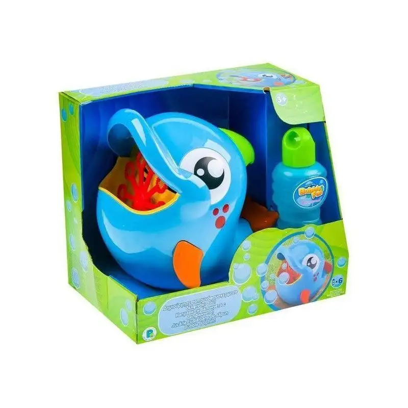 Masina cu baloane de sapun Delfin Bubble Fun red-mag.ro