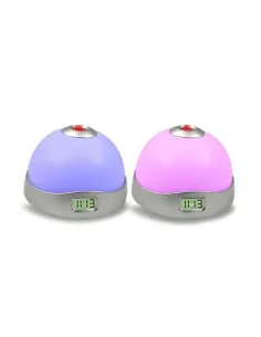 Ceas multicolor cu alarma si proiectie ora cu stele pe tavan 2