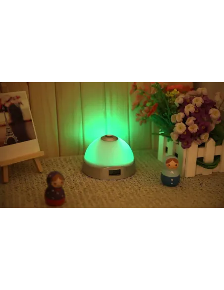 Ceas multicolor cu alarma si proiectie ora cu stele pe tavan