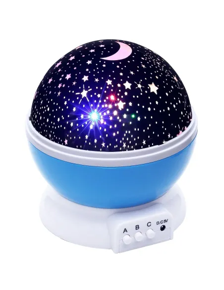 Proiector rotativ cu stele si luna - cu functie de rotatie la